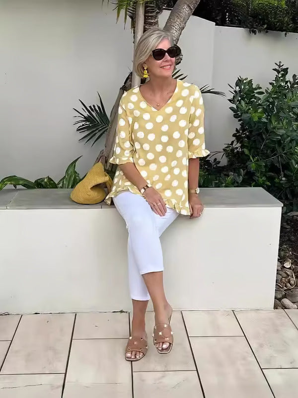 Patty | Stylish V-Neck Blouse