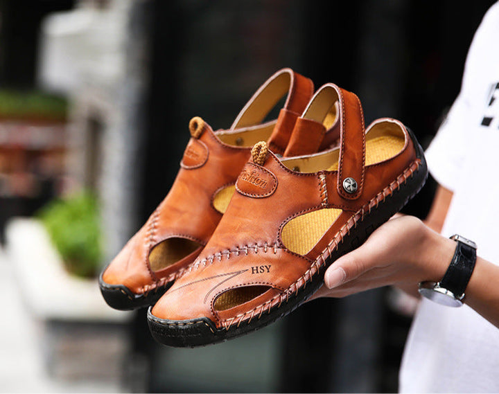 Simon | Orthopedic Leather Sandals