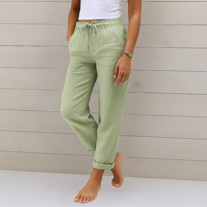 Sophia | Premium Breathable Linen Pants