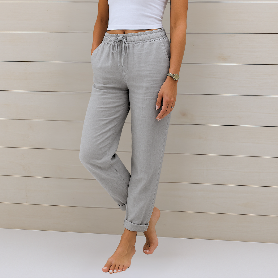 Sophia | Premium Breathable Linen Pants