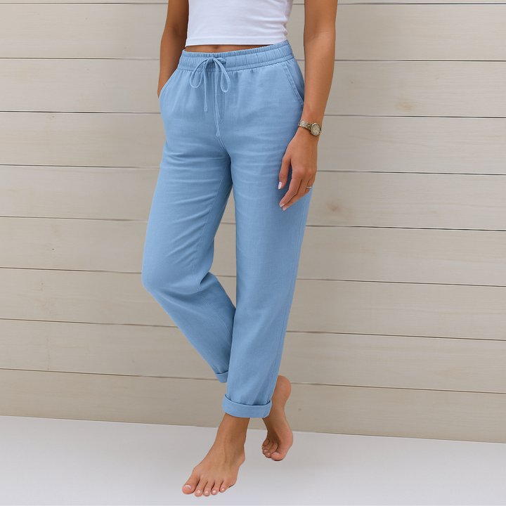 Sophia | Premium Breathable Linen Pants