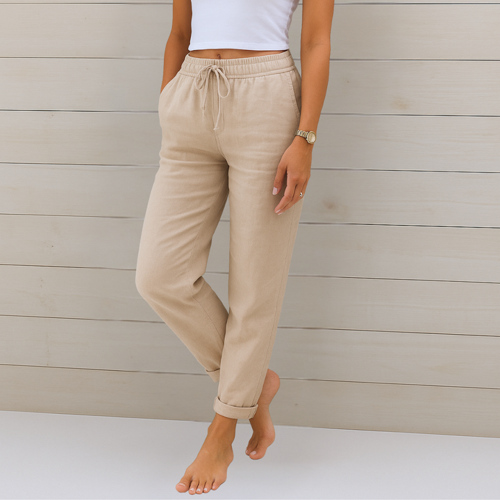 Sophia | Premium Breathable Linen Pants