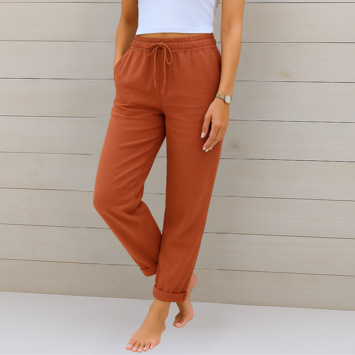 Sophia | Premium Breathable Linen Pants