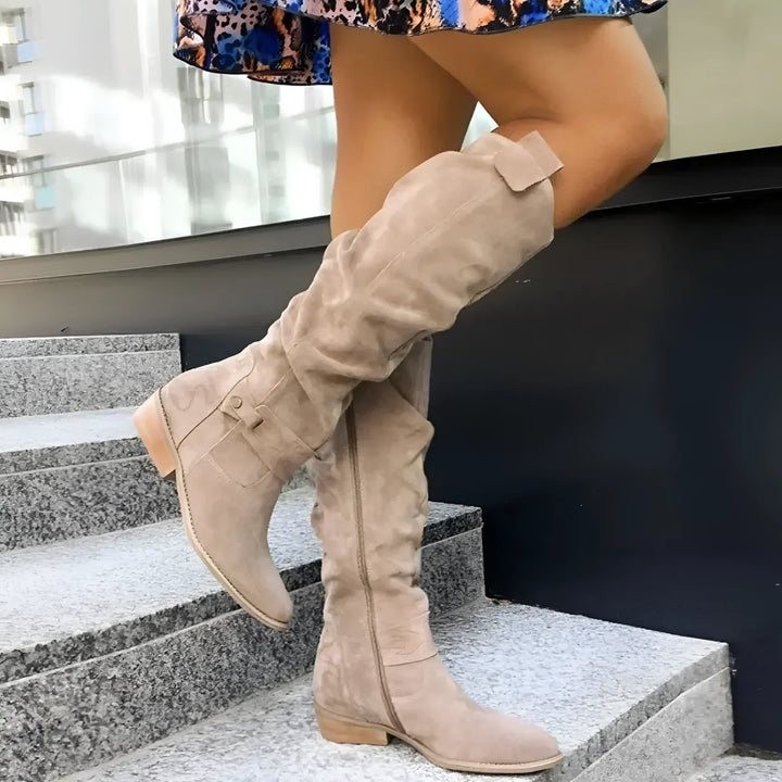 Bold Suede Boots