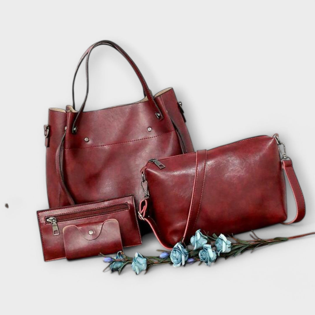 4-Piece Vintage Bag Set