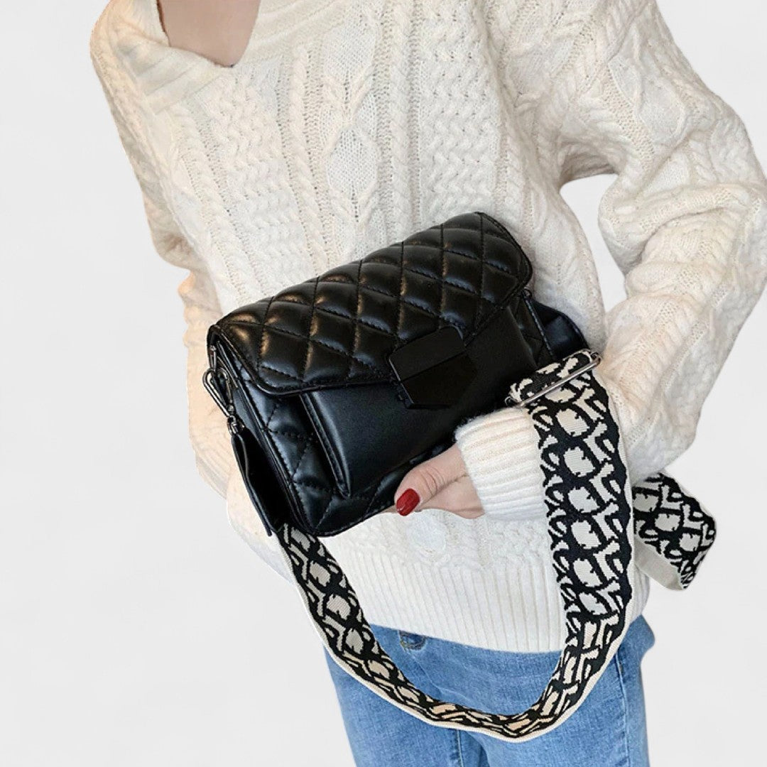 Classic Multi-Compartment Shoulder Bag