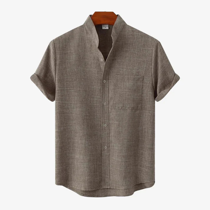 Gerardo | Short-Sleeve Linen Shirt