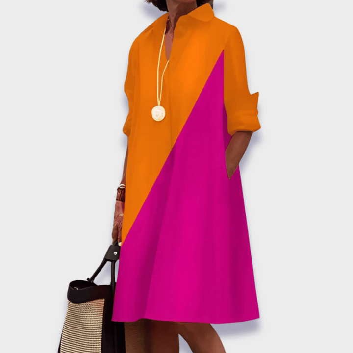 Jeanine | Elegant polo dress in premium fabric