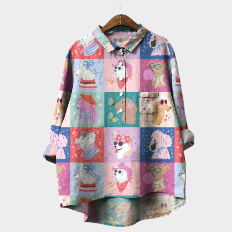 Carla | Oversize Blouse with Cheerful Comfort