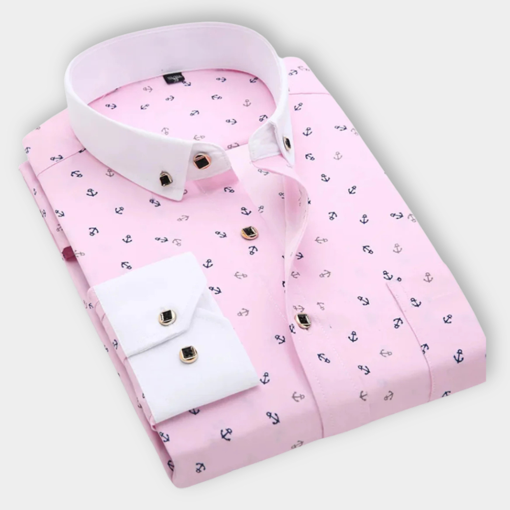 Harry | Nautical Print Shirt