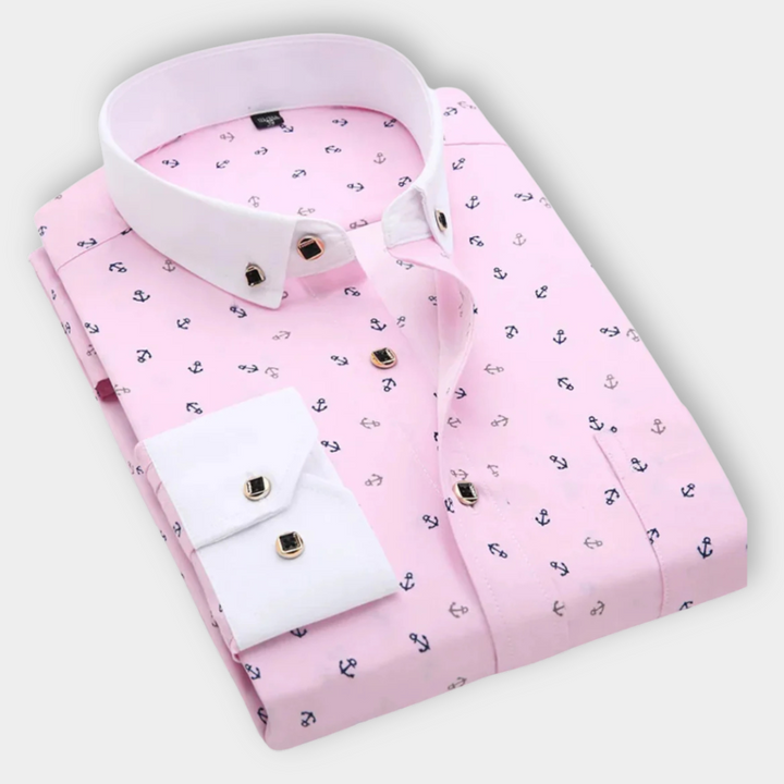 Harry | Nautical Print Shirt