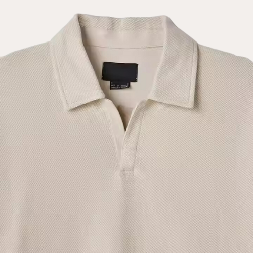 Wool Polo with Long Sleeves