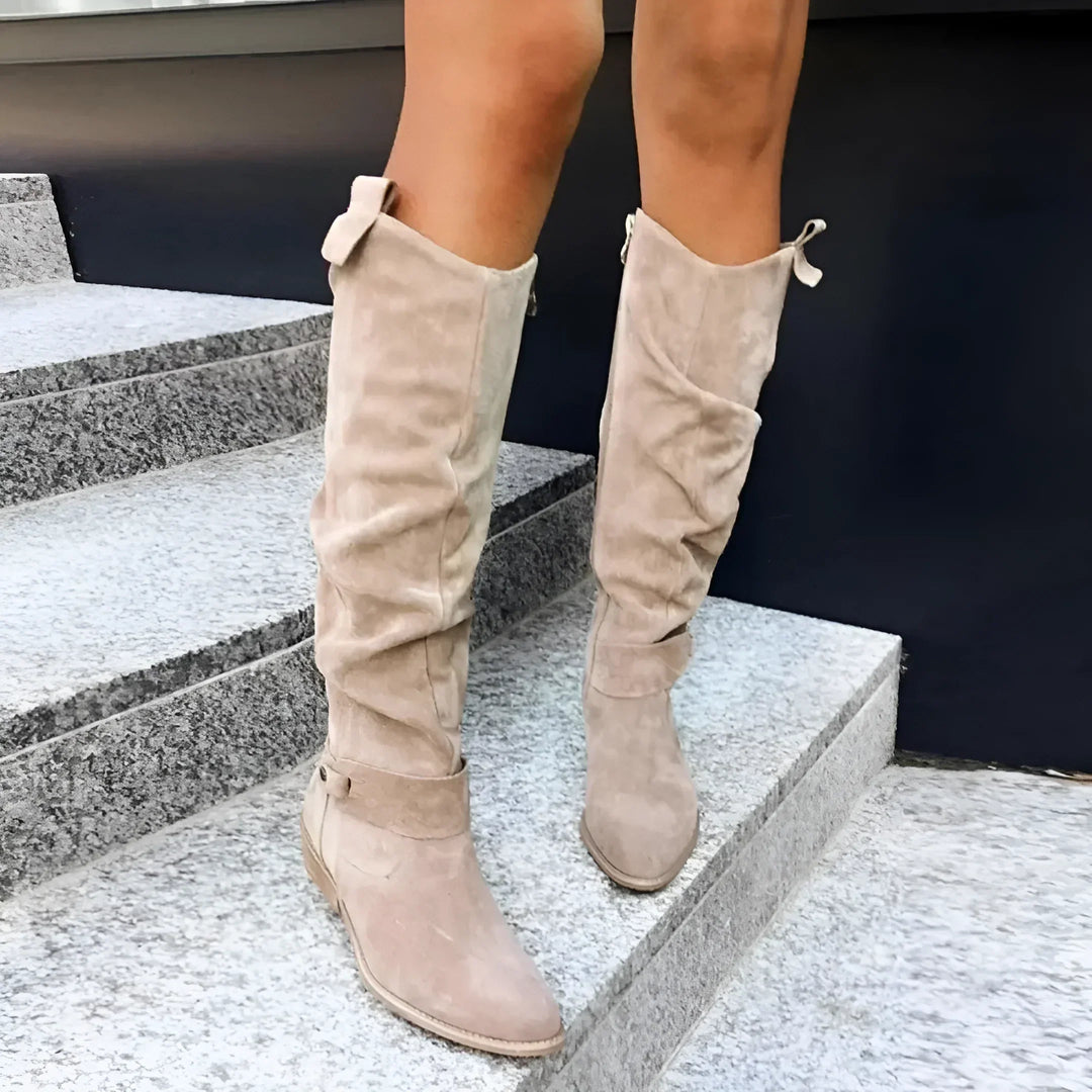 Bold Suede Boots