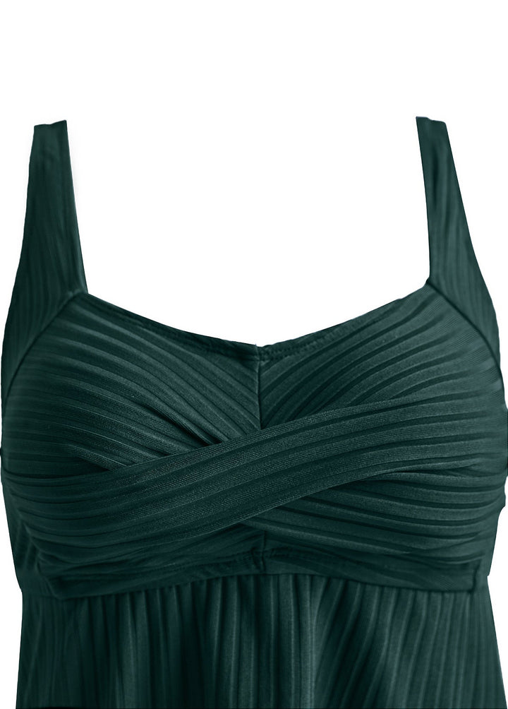 Noelle | Elegant Turquoise Tankini Set