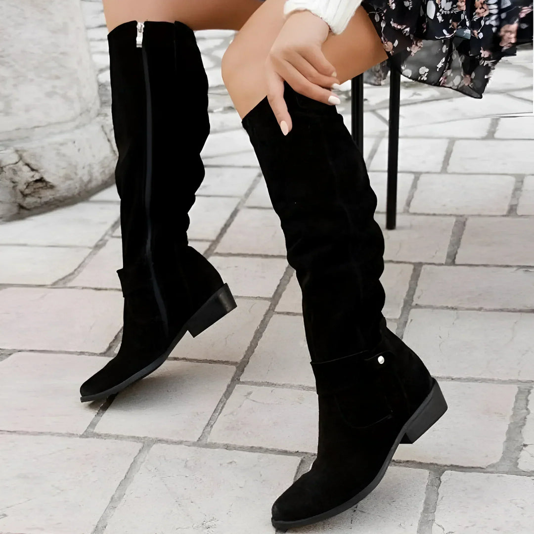 Bold Suede Boots