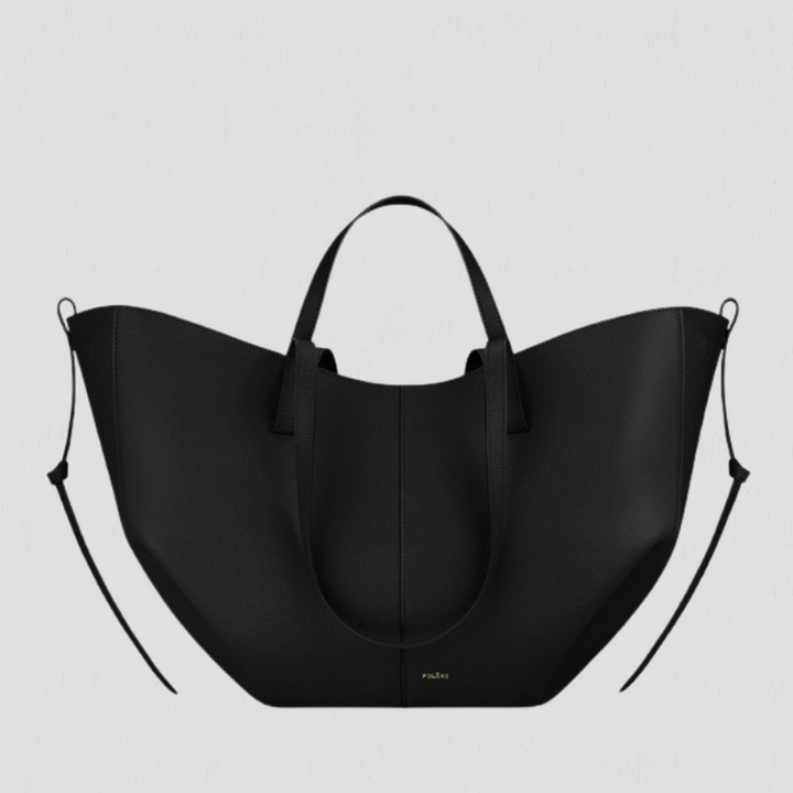 Jasmina | Shapely tote bag with side gathers