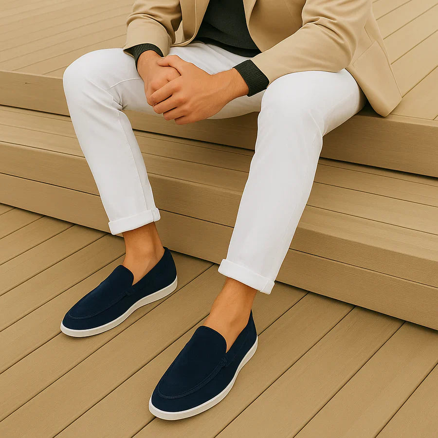 Elegant suede loafers