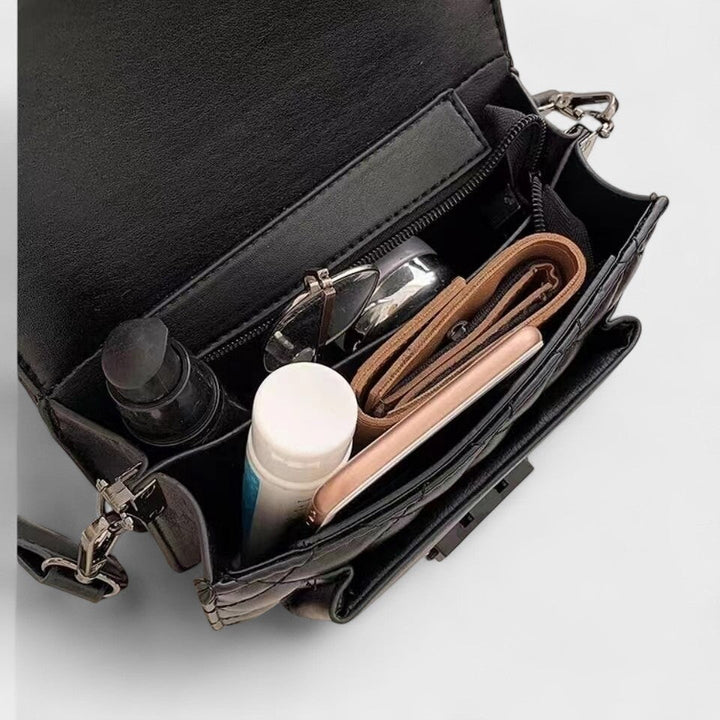 Classic Multi-Compartment Shoulder Bag