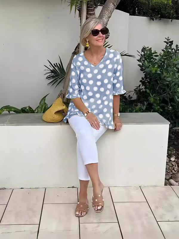 Patty | Stylish V-Neck Blouse