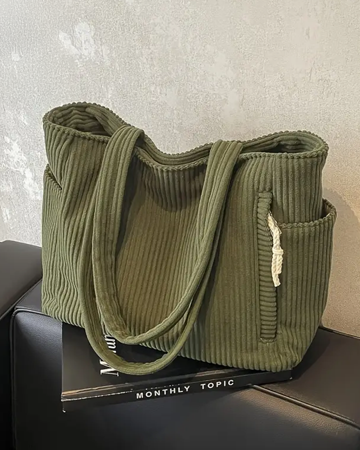 Winnie | Ribbed tote bag