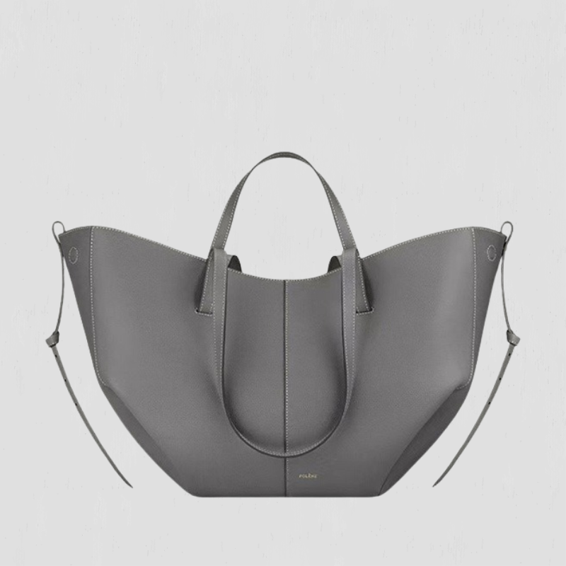 Jasmina | Shapely tote bag with side gathers