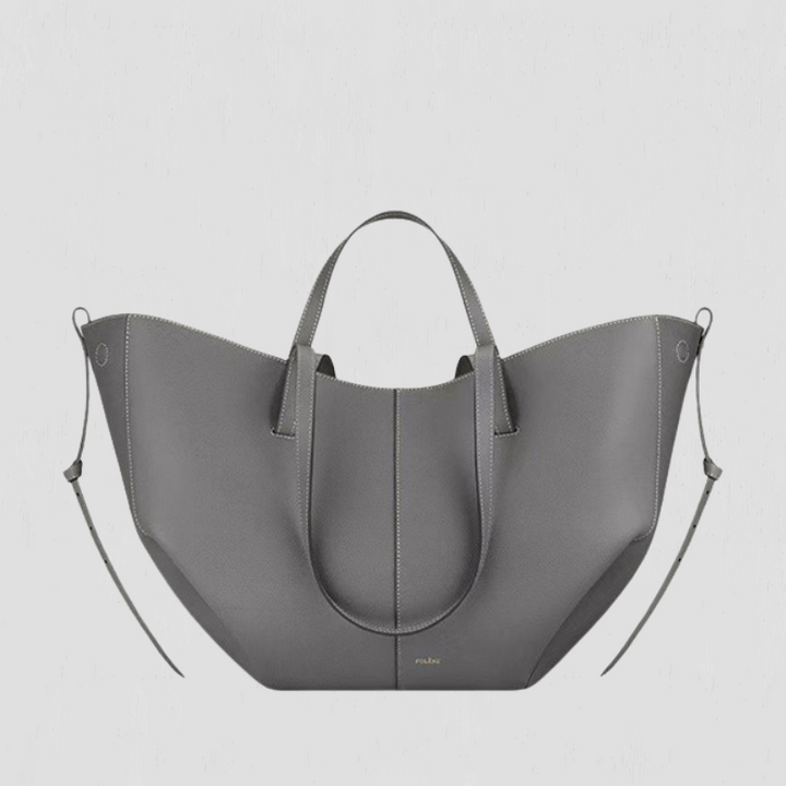 Jasmina | Shapely tote bag with side gathers