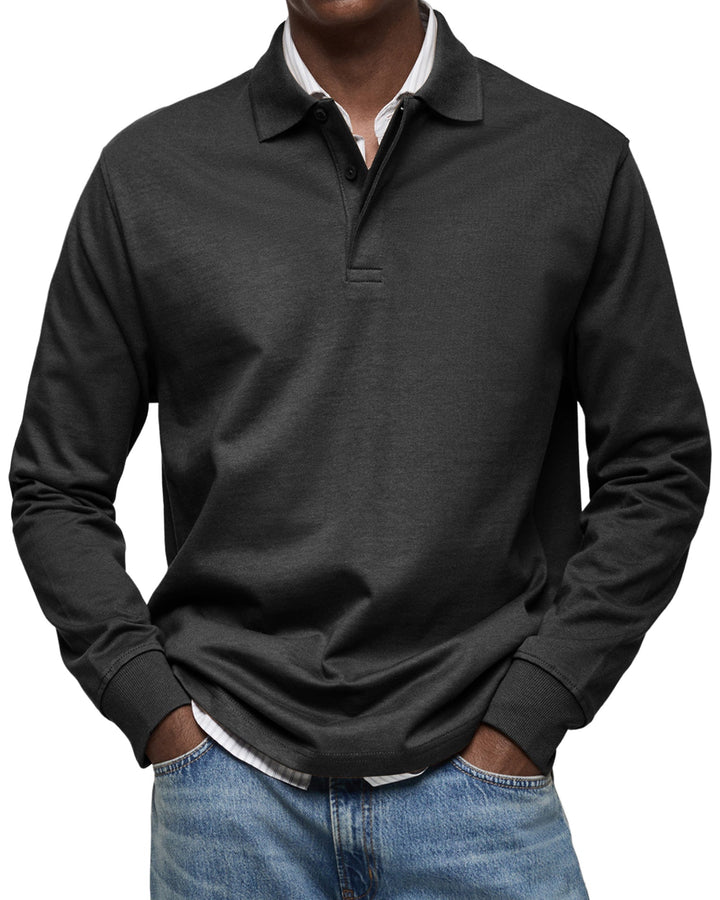 Mike | Timeless Long-Sleeve Polo