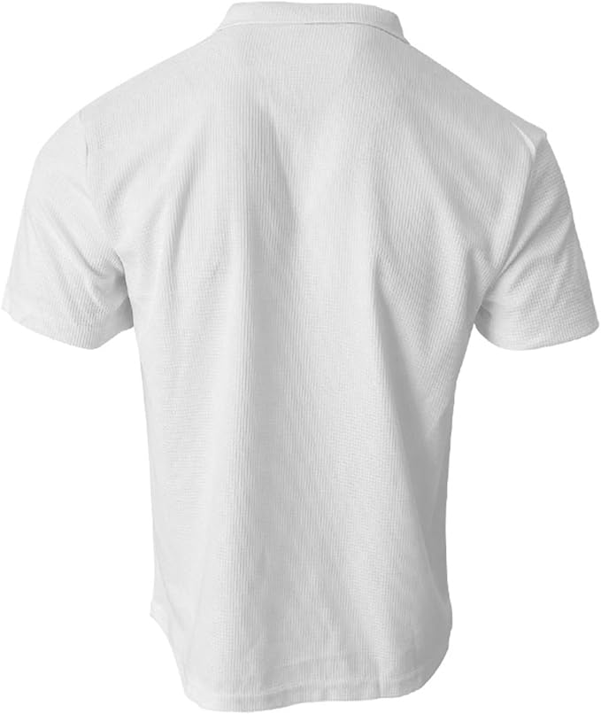 Men's Waffle Knit V-Neck Slim Fit Shirt