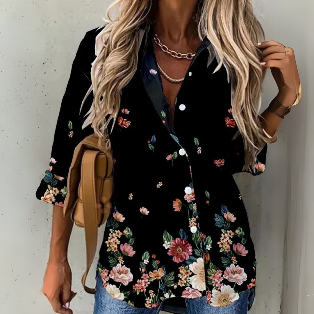 Mattie | Chic Contrast Blouse