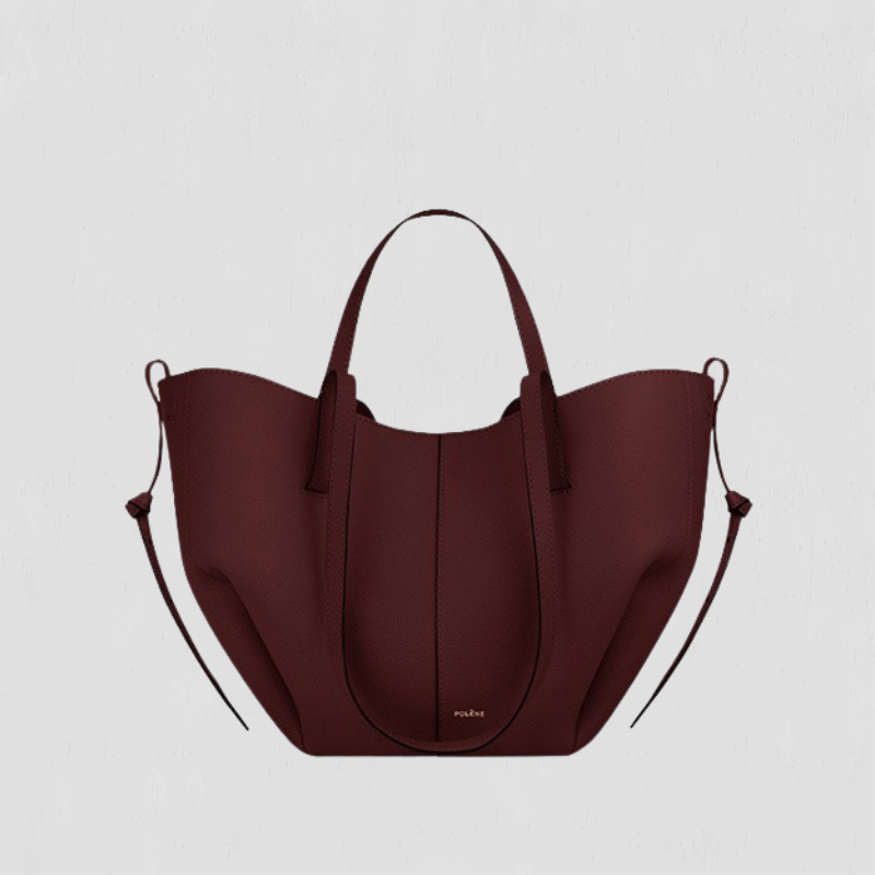 Jasmina | Shapely tote bag with side gathers