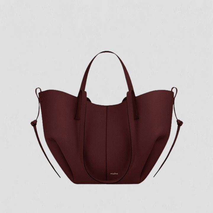 Jasmina | Shapely tote bag with side gathers