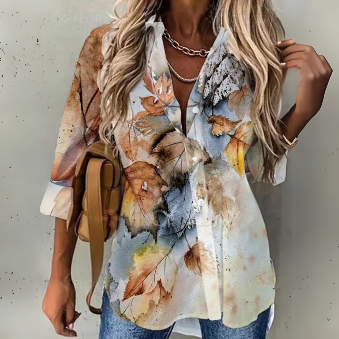 Mattie | Chic Contrast Blouse