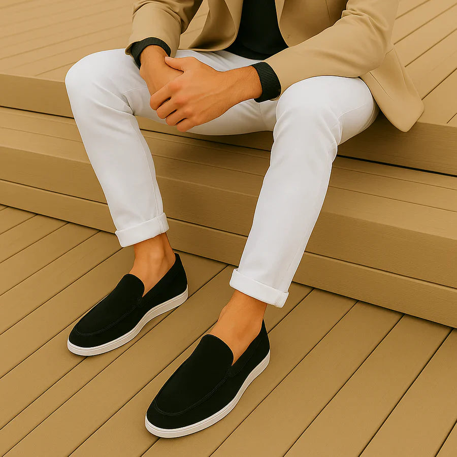 Elegant suede loafers