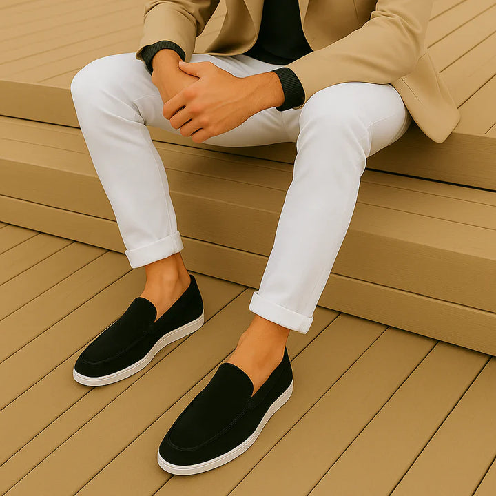 Elegant suede loafers