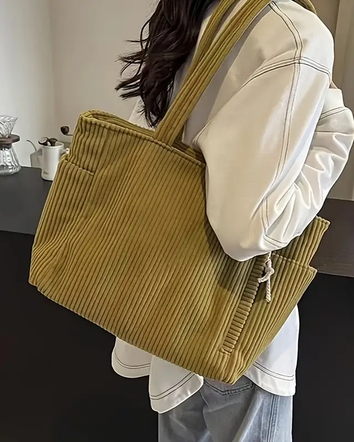 Winnie | Ribbed tote bag