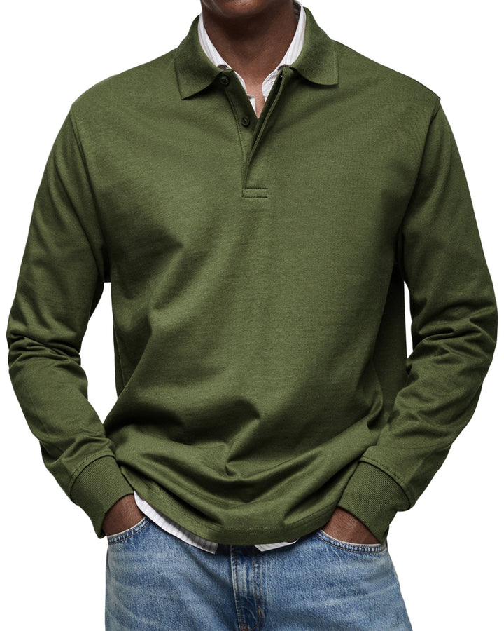 Mike | Timeless Long-Sleeve Polo