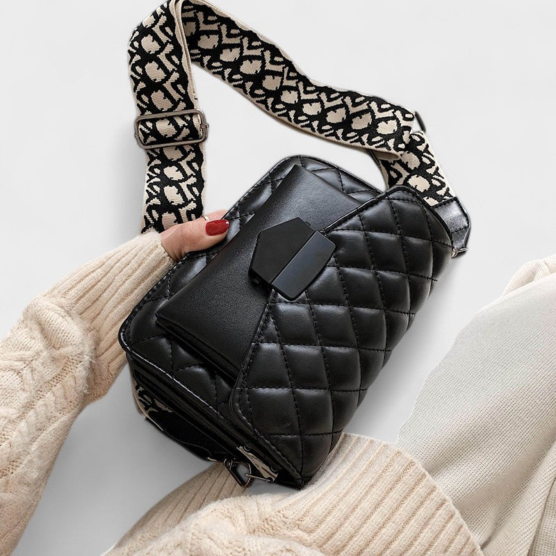 Classic Multi-Compartment Shoulder Bag