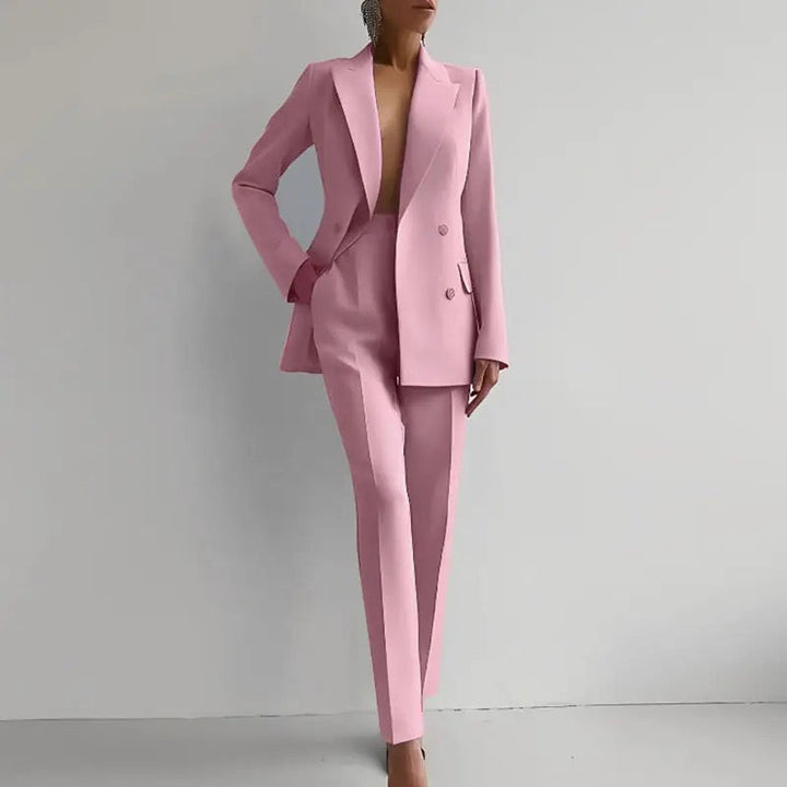 Caitlin | Tailored Cigarette Pantsuit
