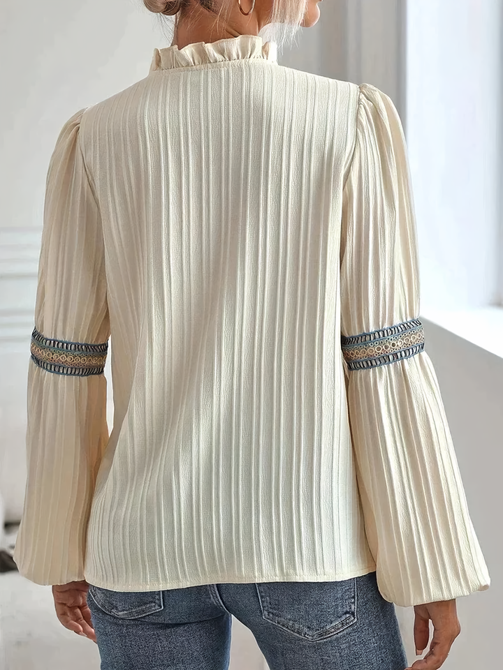 Devin | Stunning V-Neck Blouse