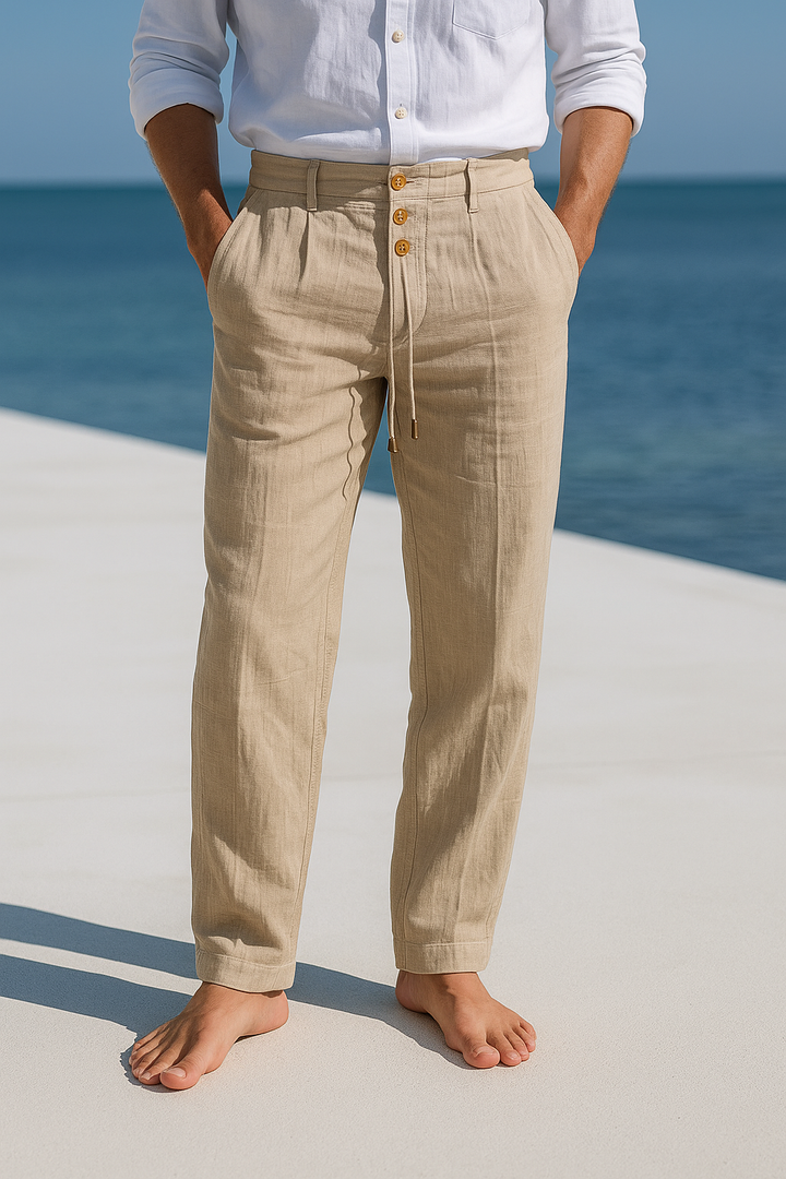 Edward | Premium Linen Trousers