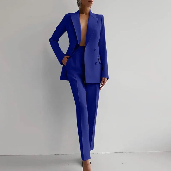 Caitlin | Tailored Cigarette Pantsuit