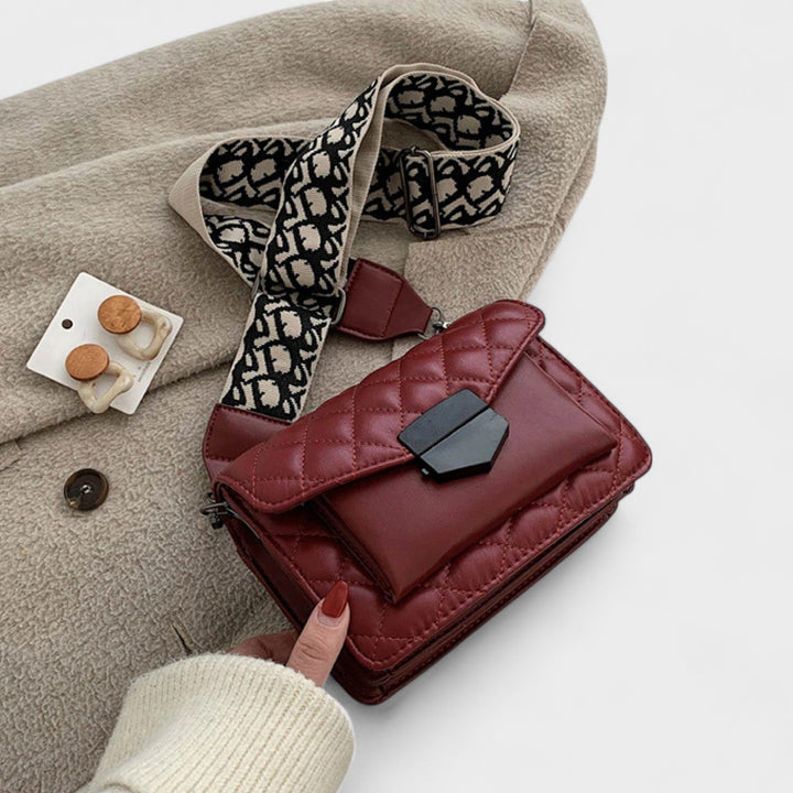 Classic Multi-Compartment Shoulder Bag