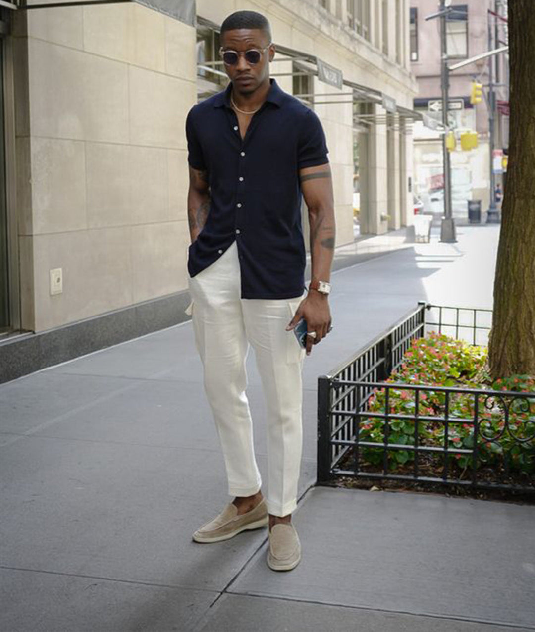 Minimal Suede Loafers