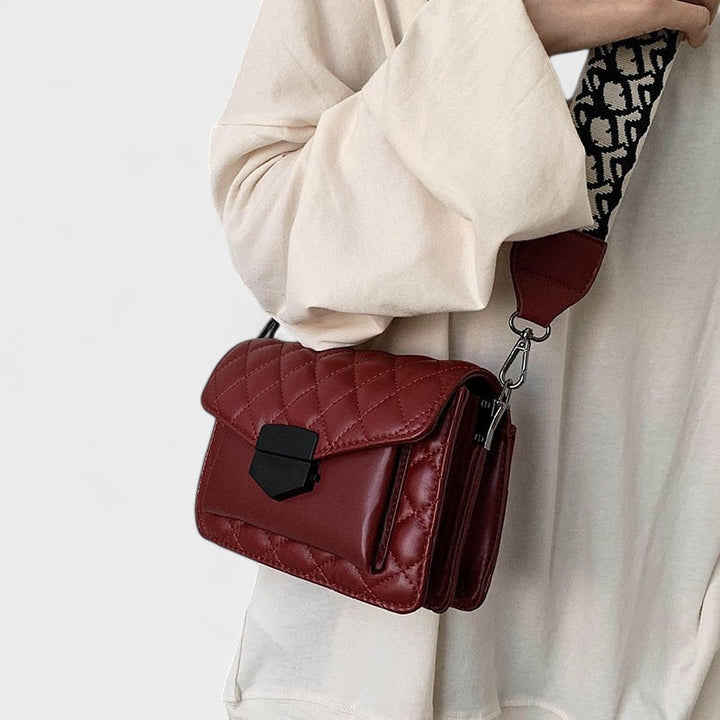 Classic Multi-Compartment Shoulder Bag