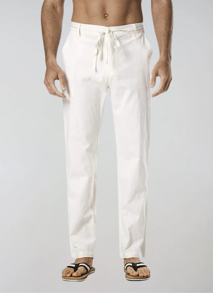 Linen Pants With Dawstring