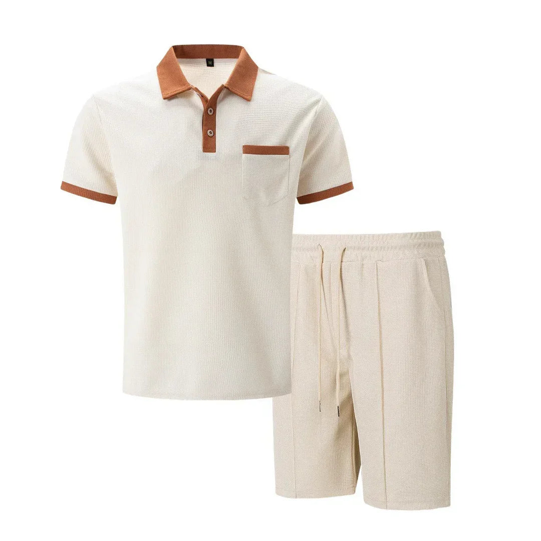 Polo and Shorts Summer Set in Cotton