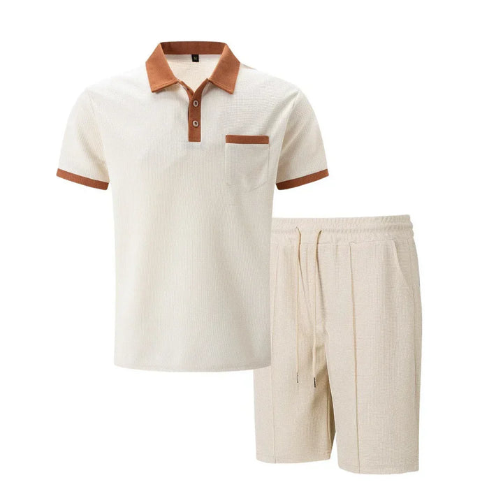 Polo and Shorts Summer Set in Cotton