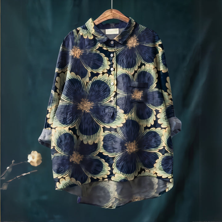 Fiona | Blouse with Romantic Floral Print