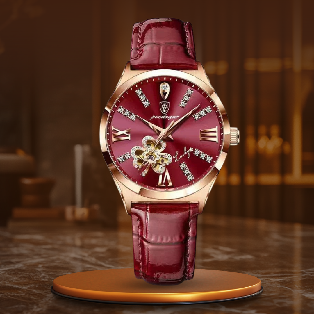 Moon phase dial bracelet watch