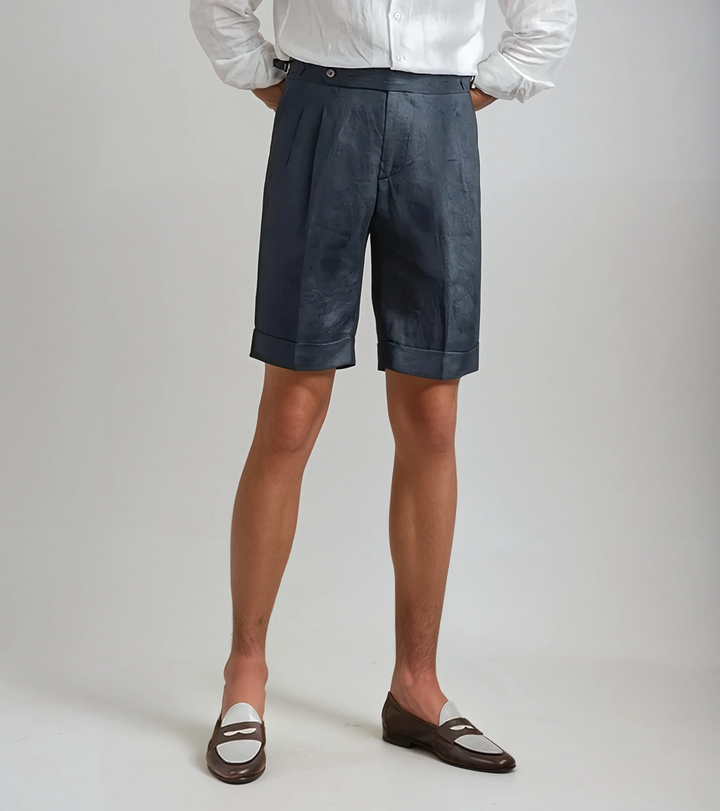 Oxford Pleated Short Trousers